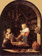 Gerrit Dou The Grocers Shop oil on canvas